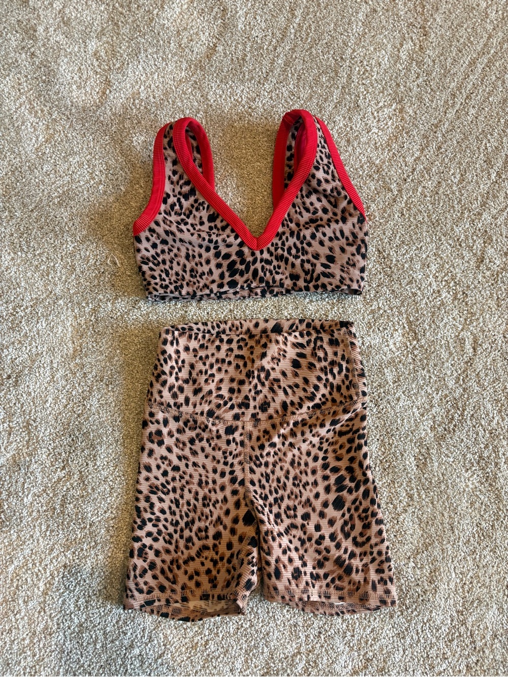 Five Dancewear Leopard Print Outfit